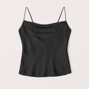 Abercrombie Satin Cowlneck Cami